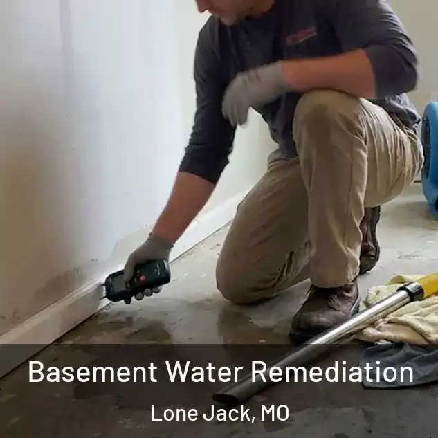  Basement Water Remediation Lone Jack, MO