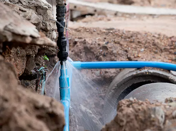 Burst Pipe Cleanup in Lone Jack