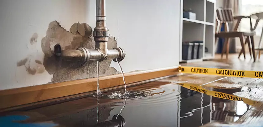 Burst Pipe Cleanup in Lone Jack