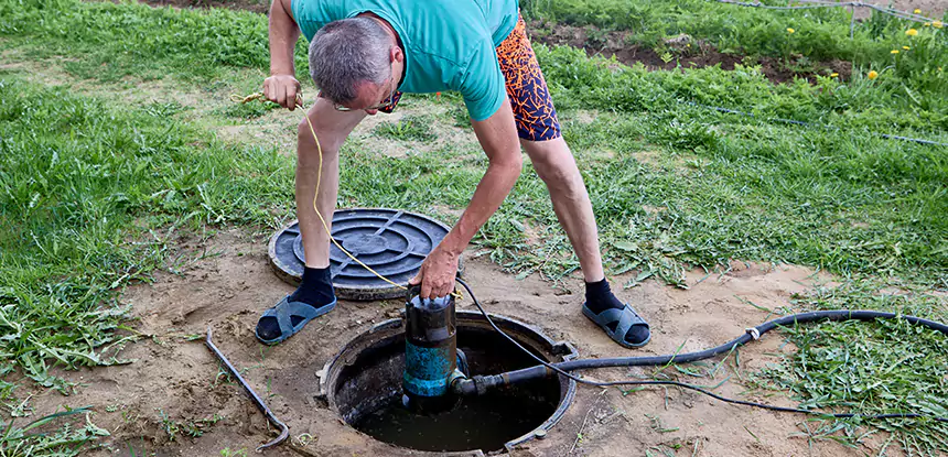 Outdoor Sewage Cleanup in Lone Jack