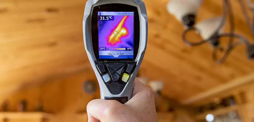 Infrared Camera Roof Leak Detection in Lone Jack