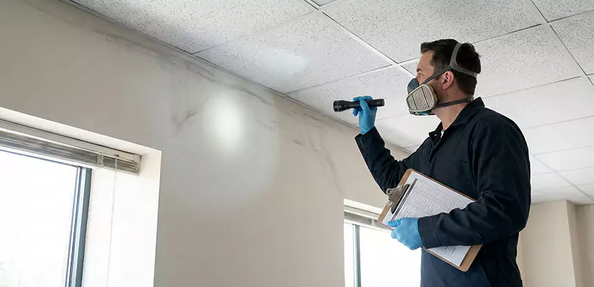 Ceiling Water Damage Inspection in Lone Jack