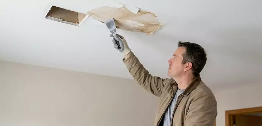 Dry Ceiling After Water Leak in Lone Jack