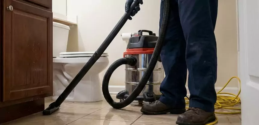 Fix Bathroom Floor Water Damage Lone Jack