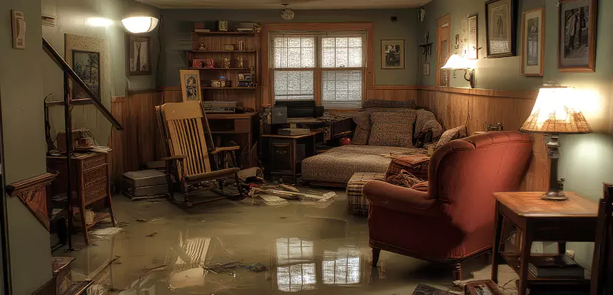 Professional Wet Basement Cleanup Services in Lone Jack, MO